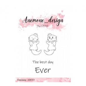 Anemone design akrylstempel 