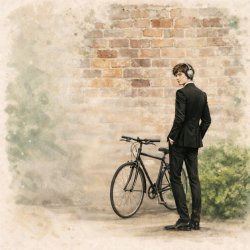 Papirblok Ung i nuet - 15,5 cm x 15,5 cm. - Luna Hobby