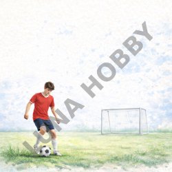 Papirblok Game On - 15 x 15 cm. - Luna Hobby