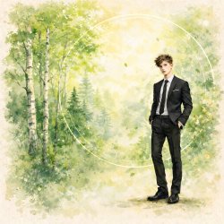 Papirblok Ung i nuet - 15,5 cm x 15,5 cm. - Luna Hobby