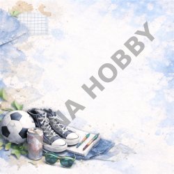 Papirblok Game On - 15 x 15 cm. - Luna Hobby