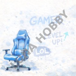 Papirblok Game On - 15 x 15 cm. - Luna Hobby