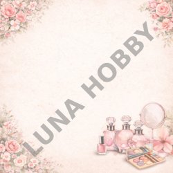 Papirblok UNGE DR�MME - 15,5 x 15,5 cm - Luna Hobby