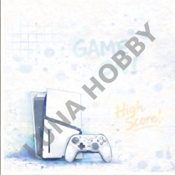 Papirblok Game On - 15 x 15 cm. - Luna Hobby