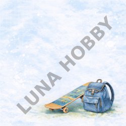 Papirblok Game On - 15 x 15 cm. - Luna Hobby