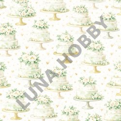 Papirblok Forever - 15 x 15 cm - Luna Hobby