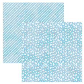 Designpapir Sut Bl� - 30,5 x 30,5 cm - Luna Hobby