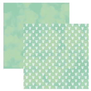 Designpapir Baby Body Gr�n - 30,5 x 30,5 cm - Luna Hobby