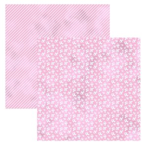 Designpapir Baby Sut Pink - 30,5 x 30,5 cm - Luna Hobby