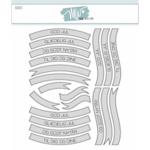 Die Made With Love Christmas Banners 