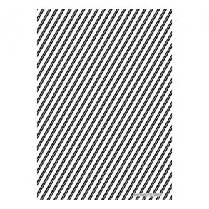 Basispapir hvid/sort diagonal M26