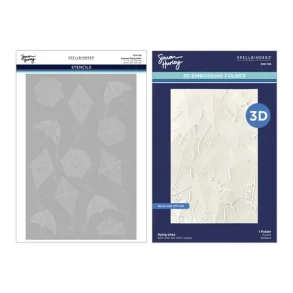 Flying Kites 3D Embossing Folder & Stencil Bundle (BD-0958)