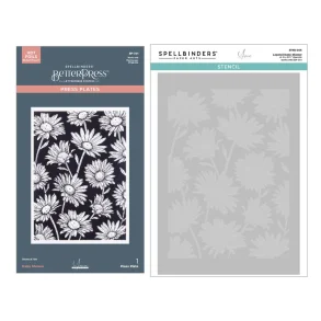 Daisy Shower BetterPress and Stencil Bundle (BD-0959)