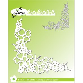 BY LENE Die BLD1546 Flower corner D25
