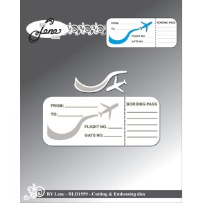 BY LENE Die BLD1559 Bordingpass  D25