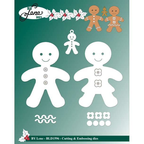 BY LENE Die Gingerbread Figures BLD1596 