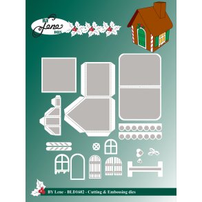 BY LENE Die Gingerbread House 3D BLD1602 