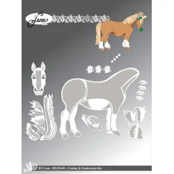 BY LENE Die BLD1630 Horse 