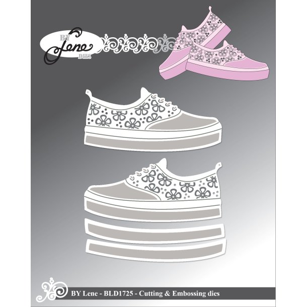 Die Flower Sneakers BLD1725 BY LENE 