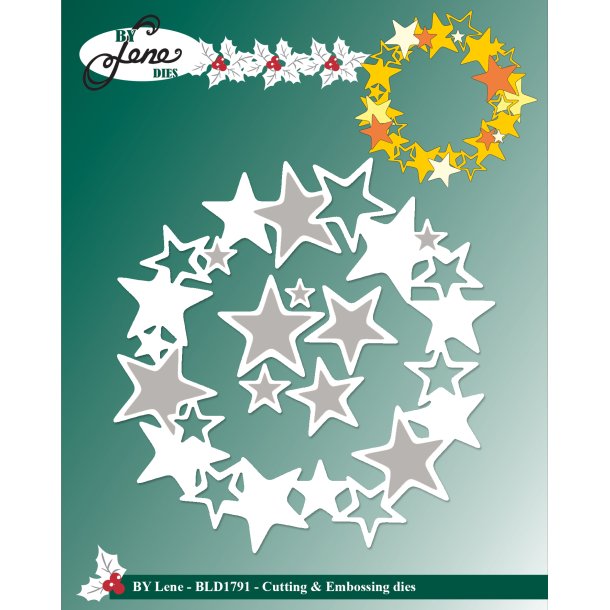 Die Star Wreath BLD1791 BY LENE