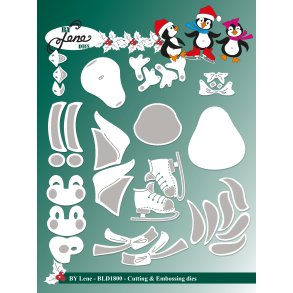 Die Happy Penguins BLD1800 BY LENE 