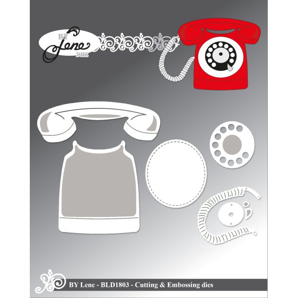 Die Retro phone BLD1803 BY LENE 