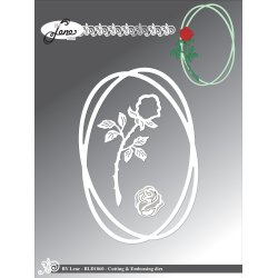 Die Oval frame BLD1860 BY LENE