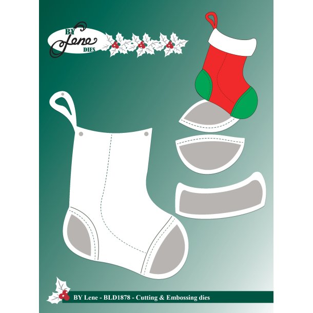 Die XL Christmas stockinge" BLD1878 BY LENE 
