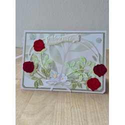 3D cutting &amp; Embossingfolder A6 Danske tekster BLE1017 BY LENE