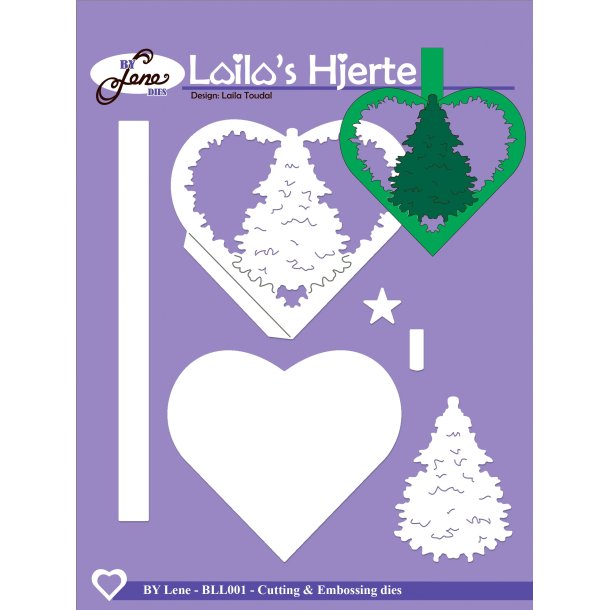 Die Laila's Heart BLL001 BY LENE 