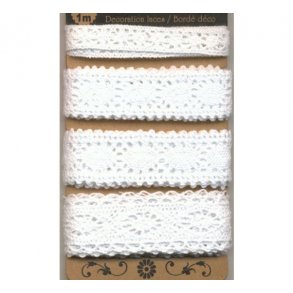 Blondebort 4 x 1m hvid