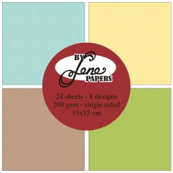 Papirblok Christmas Tones BLP069 15x15cm BY LENE