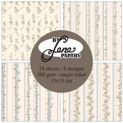 Papirblok Nostalgic Wallpaper BLP071 15x15cm BY LENE 