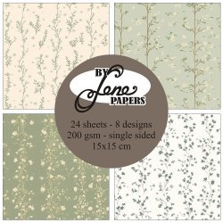 Papirblok Nostalgic Wallpaper BLP071 15x15cm BY LENE 