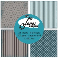 Papirblok Dad's Favourites BLP078 15x15cm BY LENE