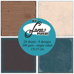 Papirblok Dad's Favourites BLP078 15x15cm BY LENE