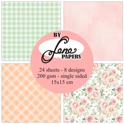 Papirblok Happy Birthday BLP080 15x15cm BY LENE 