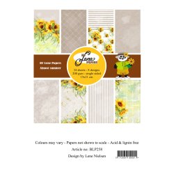 L�S BESKRIVELSE BY LENE papirblok Almost summer A5 BLP258 BESTILLINGSVARE