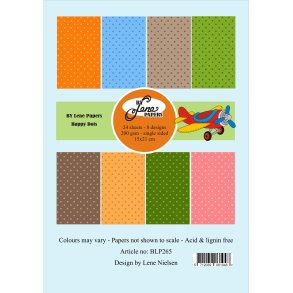 BY LENE papirblok Happy Dots A5 BLP265 