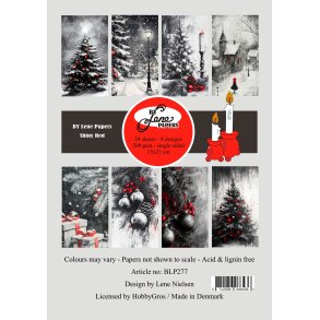 BY LENE papirblok Skiny Red A5 BLP277 