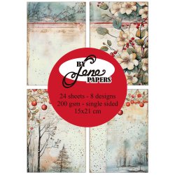 BY LENE papirblok Vintage Winter A5 BLP278