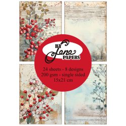 BY LENE papirblok Vintage Winter A5 BLP278