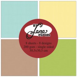 Papirblok Christmas Tones BLP369 30,5x30,5cm BY LENE FORUDBESTILLING P LAGER D. 17/9 EFTERMIDDAG