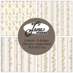 Papirblok BLP371 Nostalgic Wallpaper 30,5x30,5cm BY LENE 