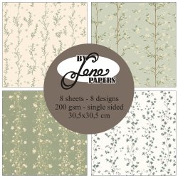 Papirblok BLP371 Nostalgic Wallpaper 30,5x30,5cm BY LENE 