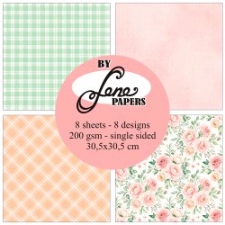 L�S BEM�RKNINGER Papirblok Happy Birthday BLP380 30,5x30,5cm BY LENE BESTILLINGSVARE