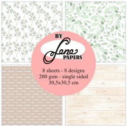 L�S BEM�RKNINGER Papirblok Happy Birthday BLP380 30,5x30,5cm BY LENE BESTILLINGSVARE