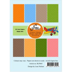 BY LENE papirblok Happy Dots A6 BLP665 