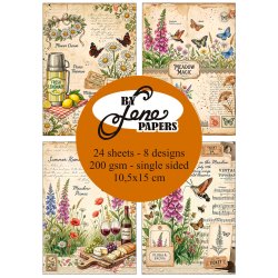 BY LENE papirblok Grandma's Summer A6 BLP676