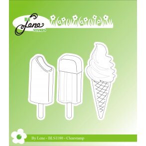 Akrylstempel BLS1180 Ice Cream BY LENE ST20